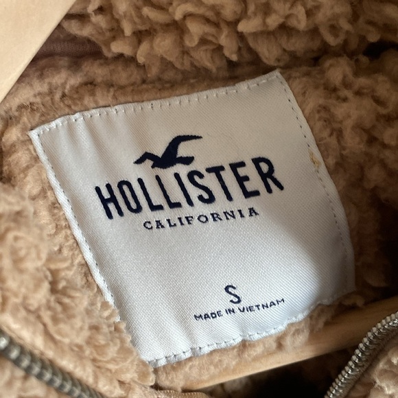 Hollister Teddy Pull Over Sweater Tan Brown Size small - Picture 4 of 15